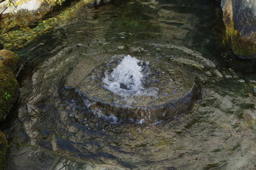 湧水 -名水百選 愛媛県西条市のうちぬき-