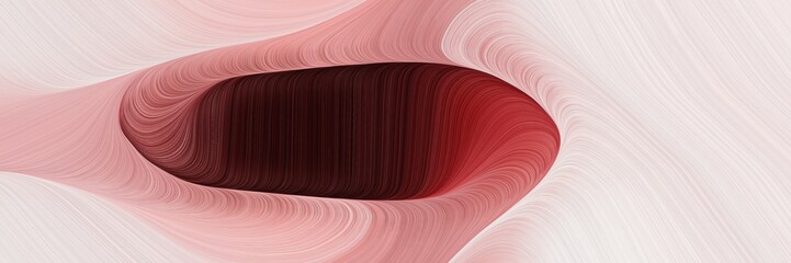 abstract dynamic curved lines flowing banner design with dark red, pastel pink and rosy brown colors