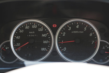 Simple and basic speedometer of car