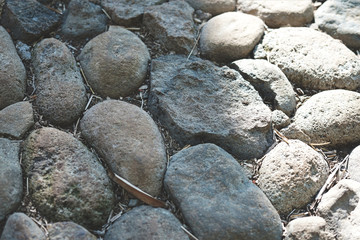 Big stone path pattern background