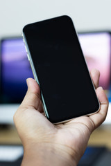 Holding a Smartphone on hand