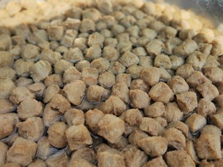 Fototapeta na wymiar close up of a bowl of soybean