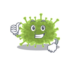 Haploviricotina cartoon character design making OK gesture