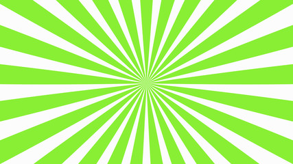 Sunburst, radiating, sun light, circuses, stripe background design. Royalty high-quality best stock image of cartoon sunburst pattern green, white background. Stripes sunburst in retro pop art style