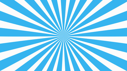 Sunburst, radiating, sun light, circuses, stripe background design. Royalty high-quality best stock image of cartoon sunburst pattern blue, white background. Stripes sunburst in retro pop art style