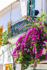 Corfu South Mediterranean cosy streets, architecture, design, towns, doors, buildings Greece