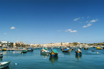 マルタ島の船場