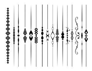 vector set of dividers