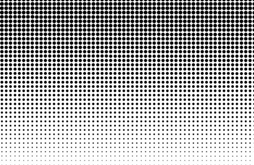 Vector Halftone Pattern. Set of Dots. Dotted Texture on White Background. Overlay Grunge Template. Distress Linear Design. Fade Monochrome Points. Pop Art Backdrop.