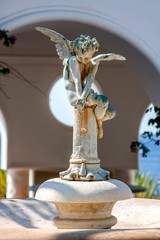 Beautiful greek statue in antique style