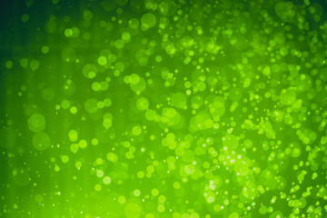 Abstract Green christmas Glitter Lights Defocused bokeh