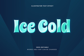 Editable text effect
