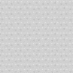 Abstract seamless pattern. Modern stylish texture. Linear style. Striped linear geometric tiles with triple weaving elements. Vector monochrome background.