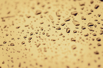 Abstract gold vintage lights water drop