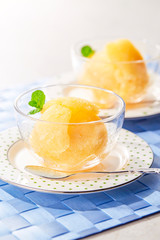 オレンジシャーベット