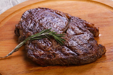 Ribeye steak with rosemary