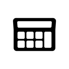 calculator icon in trendy flat style