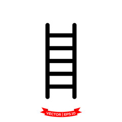 ladder icon in trendy flat style