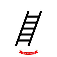ladder icon in trendy flat style