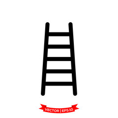 ladder icon in trendy flat style
