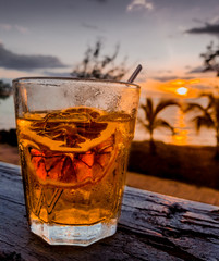 Cocktail on beach