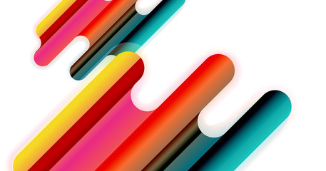 Abstract liquid lines geometric background