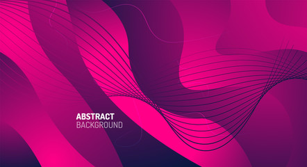 Wave pattern fluid gradients, abstract lines for Wallpaper, Banner, Background, Card, Book Illustration, landing page