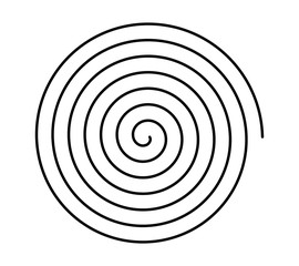 等幅の渦巻き素材 ベクターイラストセット 4 Wall Mural Hako