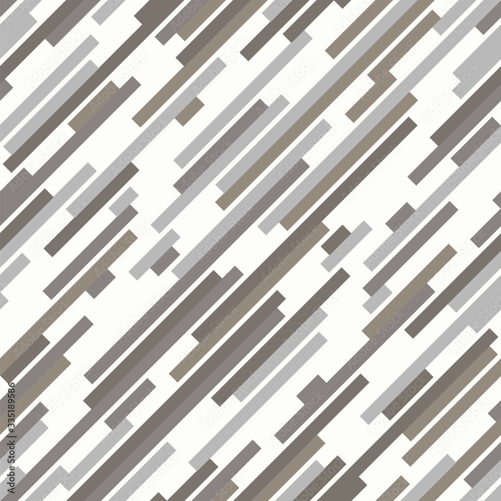 Poster Winter camouflage. Urban style. Seamless stripes vector pattern.