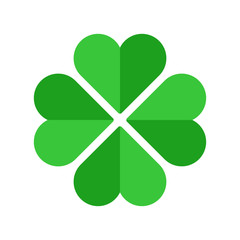 four leaf clover icon vector design template