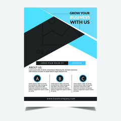 Annual Business Report Flyer Template