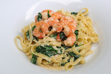 海老のパスタ