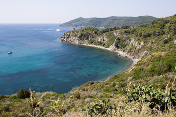 Fototapeta na wymiar coast of Elba