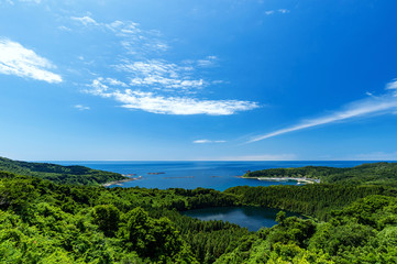 Fototapeta premium 【秋田県男鹿半島】八望台から眺める日本海の絶景