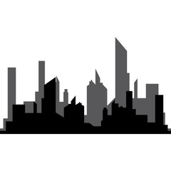 Fototapeta na wymiar Modern City skyline . city silhouette. vector illustration in flat design