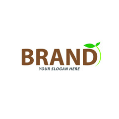 creative and fresh leaf logo design, vector