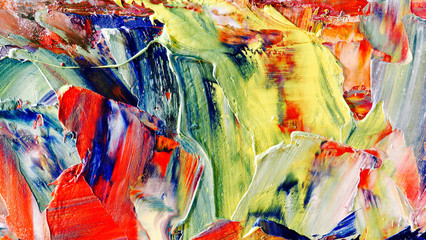 Colorful abstract background wallpaper. Modern motif visual art.  Mixtures of oil paint. Trendy...