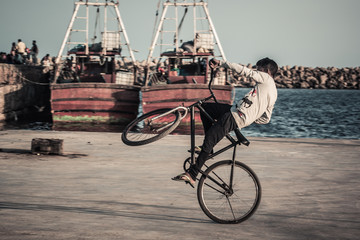 bicycle on the beach