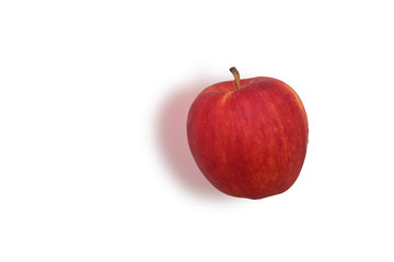 Creative layout made of fruits. Flat lay ,nature backdrop isolated on white background, clipping path included.