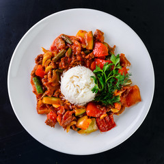 gan-fan traditional Caucasian dish