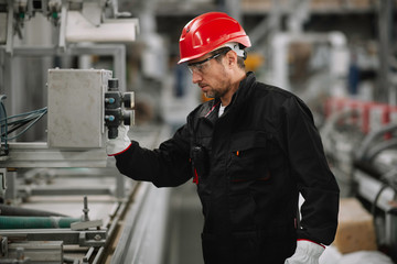 Portrait of worker in factory