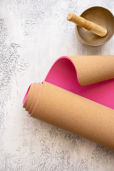 Concept for yoga practice and meditation.