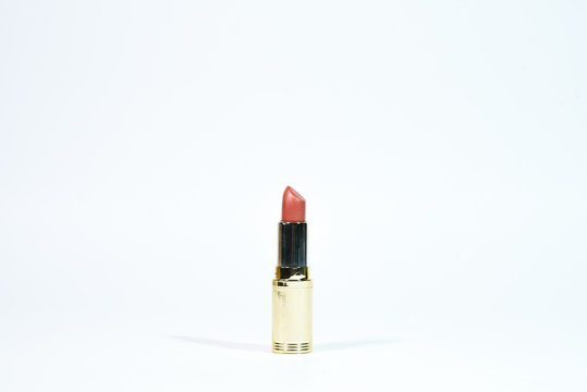 Beautiful lipstick on a white background. Isolate