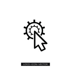 Mouse cursor vector icon, arrow icon, pointer, Cursor apps, Computer mouse click cursor gray arrow icon. Vector illustration.