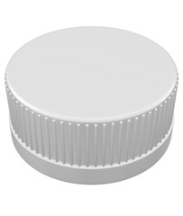 
Realistic 3D Bottle Cap Mock Up Template on White Background.3D Rendering 