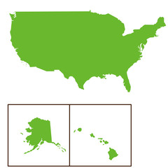 世界地図　アメリカ合衆国