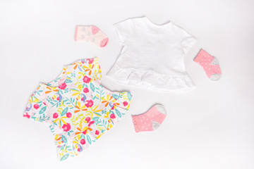 New clothes for a newborn girl