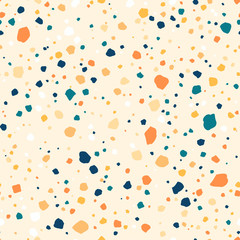 Terrazzo floor marble seamless pattern. Trendy fashion design