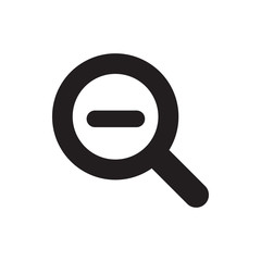 Zoom out vector icon, simple sign for web site and mobile app.