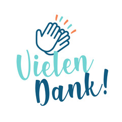 Obraz premium Vielen Dank !